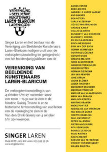 kunstenaarsvereniging laren blaricum 100 jaar